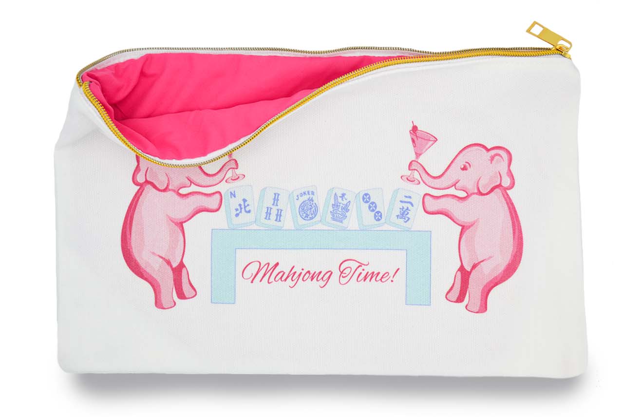 Pink Elephant Tile Bag