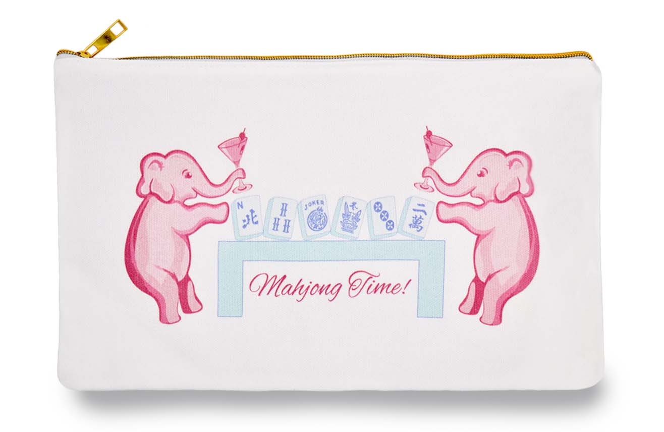 Pink Elephant Tile Bag